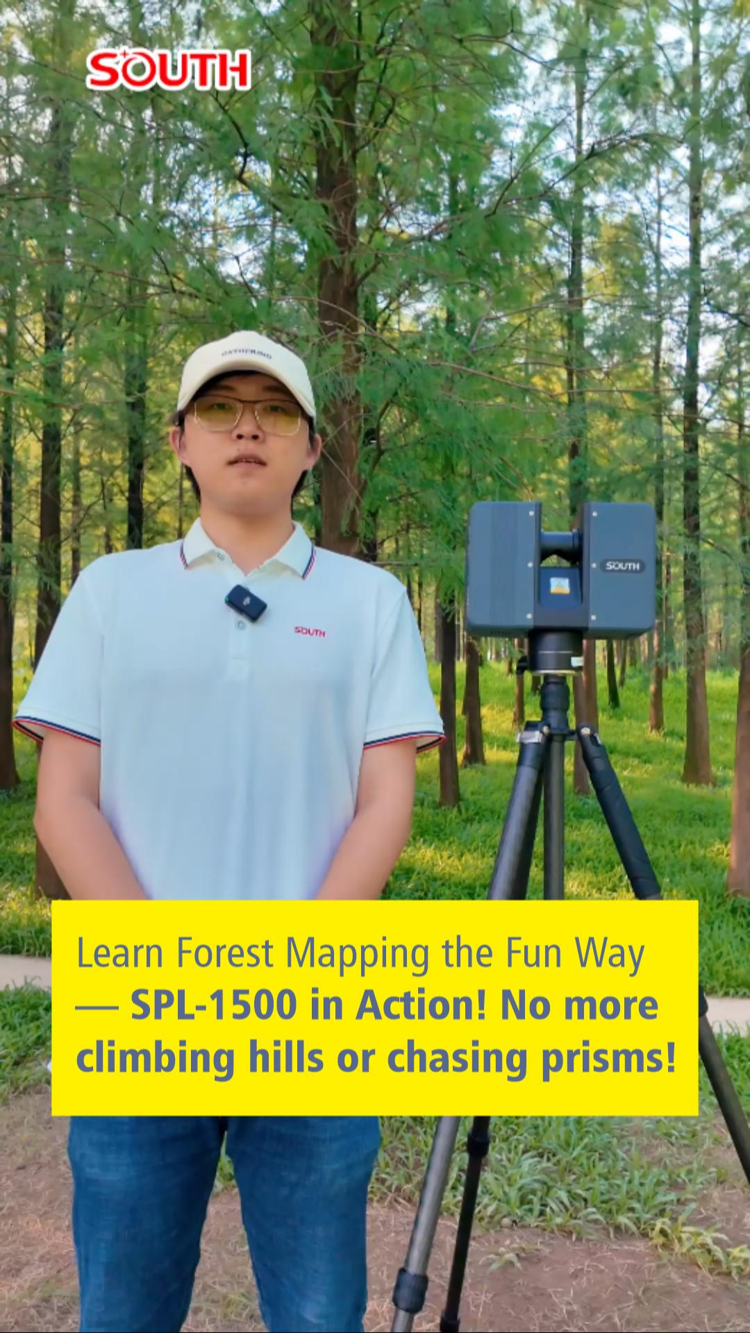 Learn Forest Mapping the Fun Way &mdash; SPL-1500 in Action! No more climbing hills or chasing prisms!